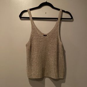 Knitted Green Tank